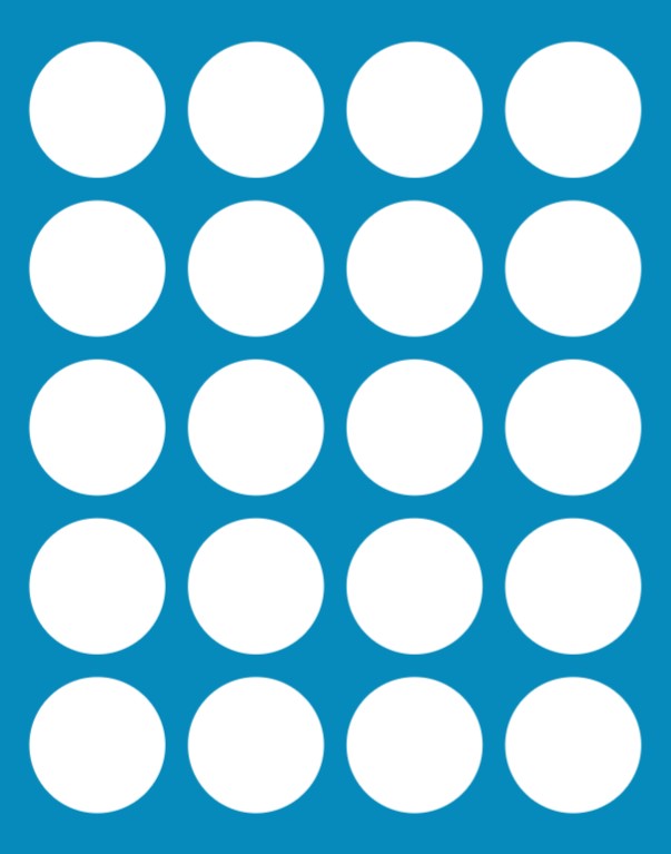 SMALL GENERIC UNDERLAY / BARRIER PATCHES - SOLID PATCH WITH NO HOLES CUT (FOR DEXCOM G7, STELO, LIBRE 3, LIBRE 2, AND INFUSION SETS)