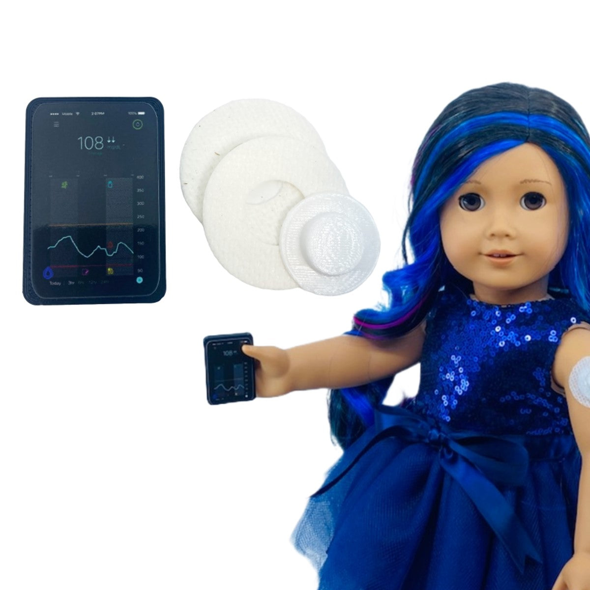 WarriorBuddy™ 'Libre®' Toy for 18" Dolls and Plush Toys | Handcrafted T1D Accessory