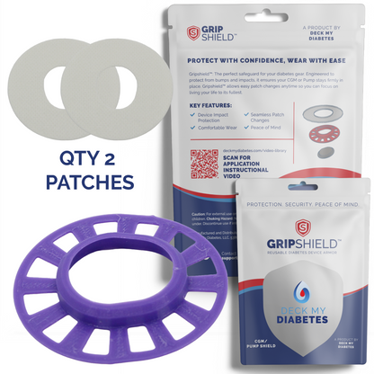 Reusable GripShield®  Compatible with Dexcom G7™/Stelo™ | Bump Protector