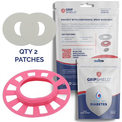 Reusable GripShield®  Compatible with Dexcom G7™/Stelo™ | Bump Protector