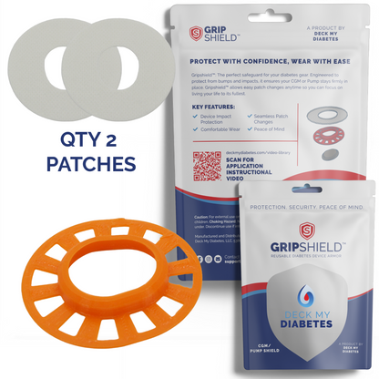 Reusable GripShield®  Compatible with Dexcom G7™/Stelo™ | Bump Protector