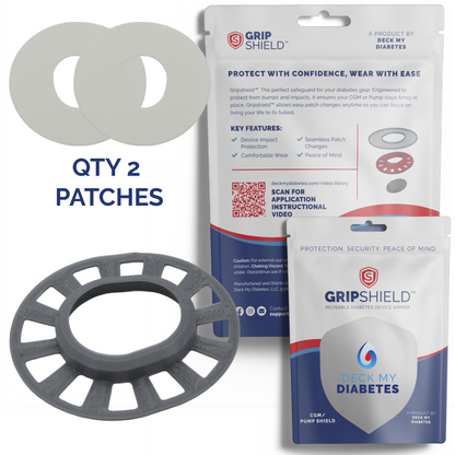 Reusable GripShield®  Compatible with Dexcom G7™/Stelo™ | Bump Protector