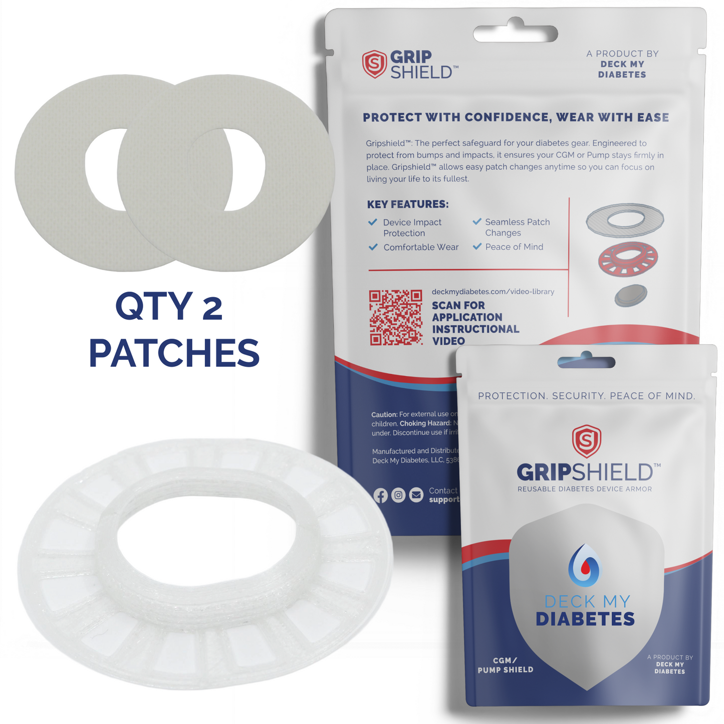 Reusable GripShield®  Compatible with Dexcom G7™/Stelo™ | Bump Protector