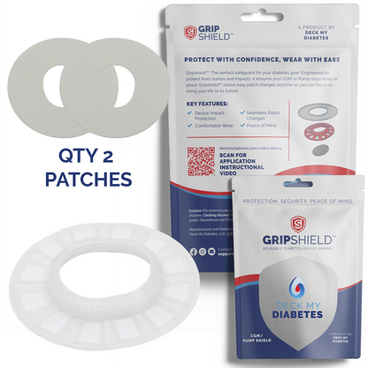 Reusable GripShield®  Compatible with Dexcom G7™/Stelo™ | Bump Protector