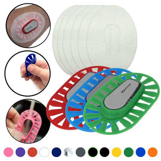 GripShield®  Compatible with Dexcom G6®– 3-Pack Combo | Bump Protectors For Dexcom G6®