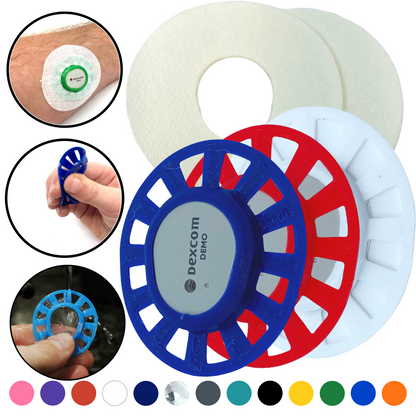 3-Pack Combo- Reusable GripShield®  Compatible with Dexcom G7™/Stelo™| Bump Protector