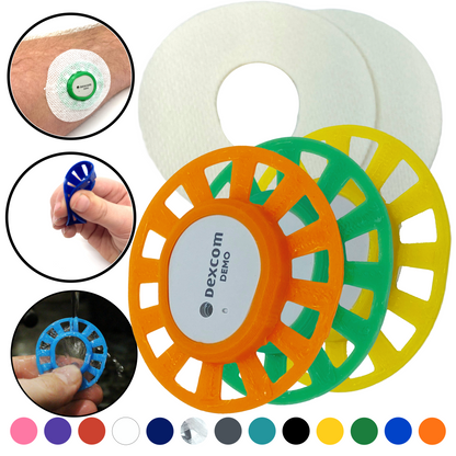 3-Pack Combo- Reusable GripShield®  Compatible with Dexcom G7™/Stelo™| Bump Protector