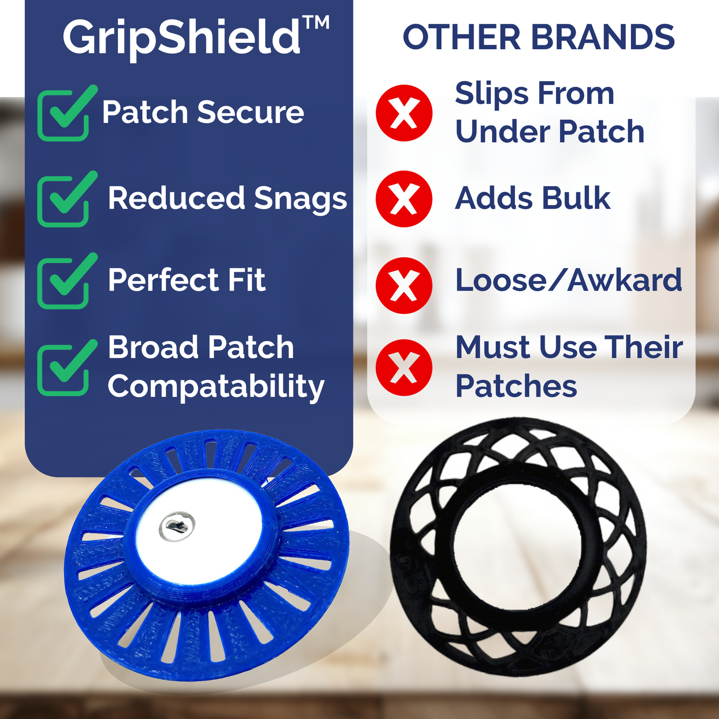 GripShield® Compatible with Libre® 3, Libre® 3 Plus & Minimed Instinct® – 3-Pack Combo | Select 3 Colors & Save!