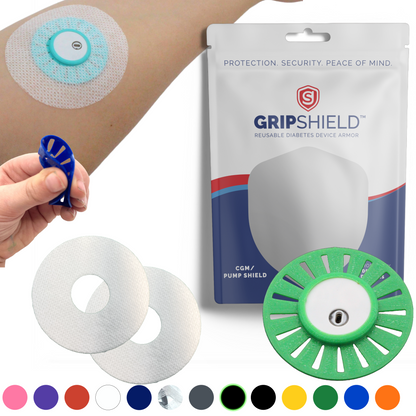 GripShield® Compatible With Libre® 3, Libre® 3 Plus & Minimed Instinct® – Reusable Device Protector | Secure & Comfortable Fit