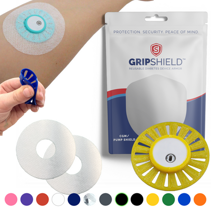GripShield® Compatible With Libre® 3, Libre® 3 Plus & Minimed Instinct® – Reusable Device Protector | Secure & Comfortable Fit
