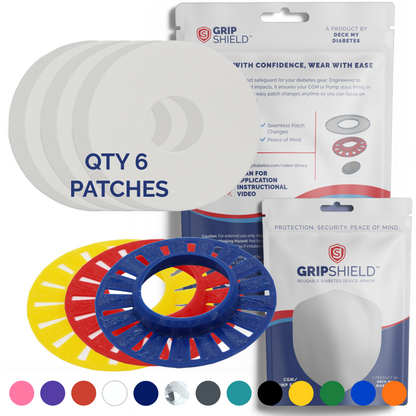 3-Pack Combo Reusable GripShield® Compatible with Libre® 2+