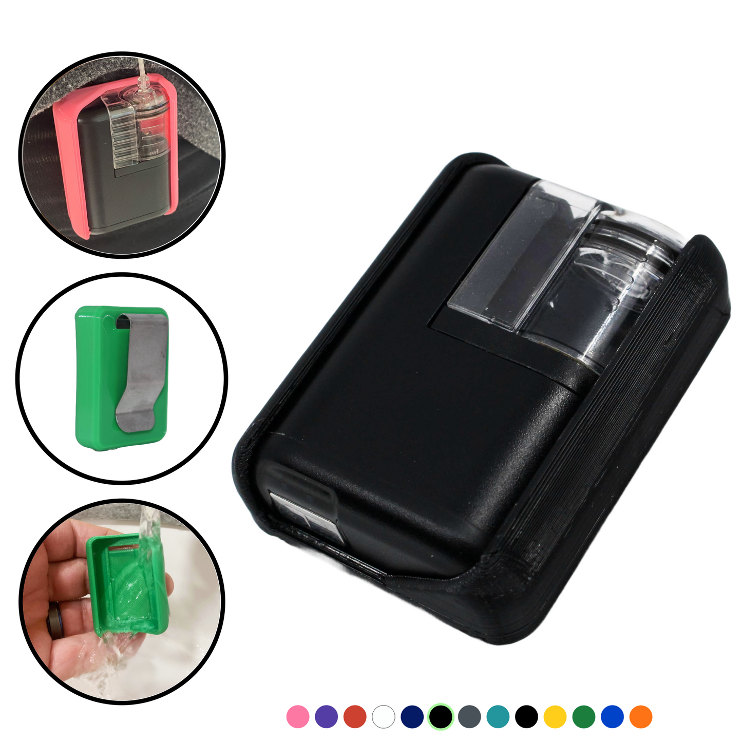 3 Pack Combo- Vertical Clip Cases Compatible with Tandem Mobi™- Stainless Steel Clip