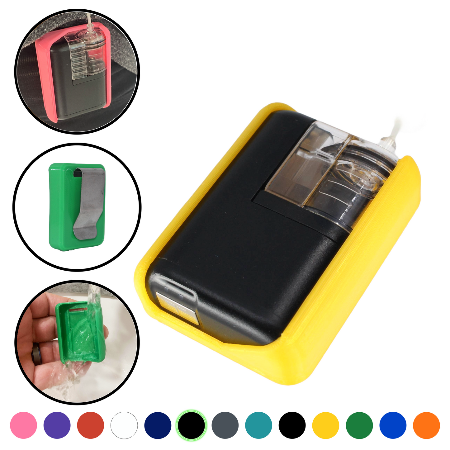 Vertical Clip Case Compatible with Tandem Mobi™ - Stainless Steel Clip