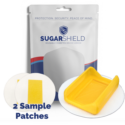 Reusable On Body SugarShield™ Compatible with Tandem Mobi™- 2 Sample Patches Included