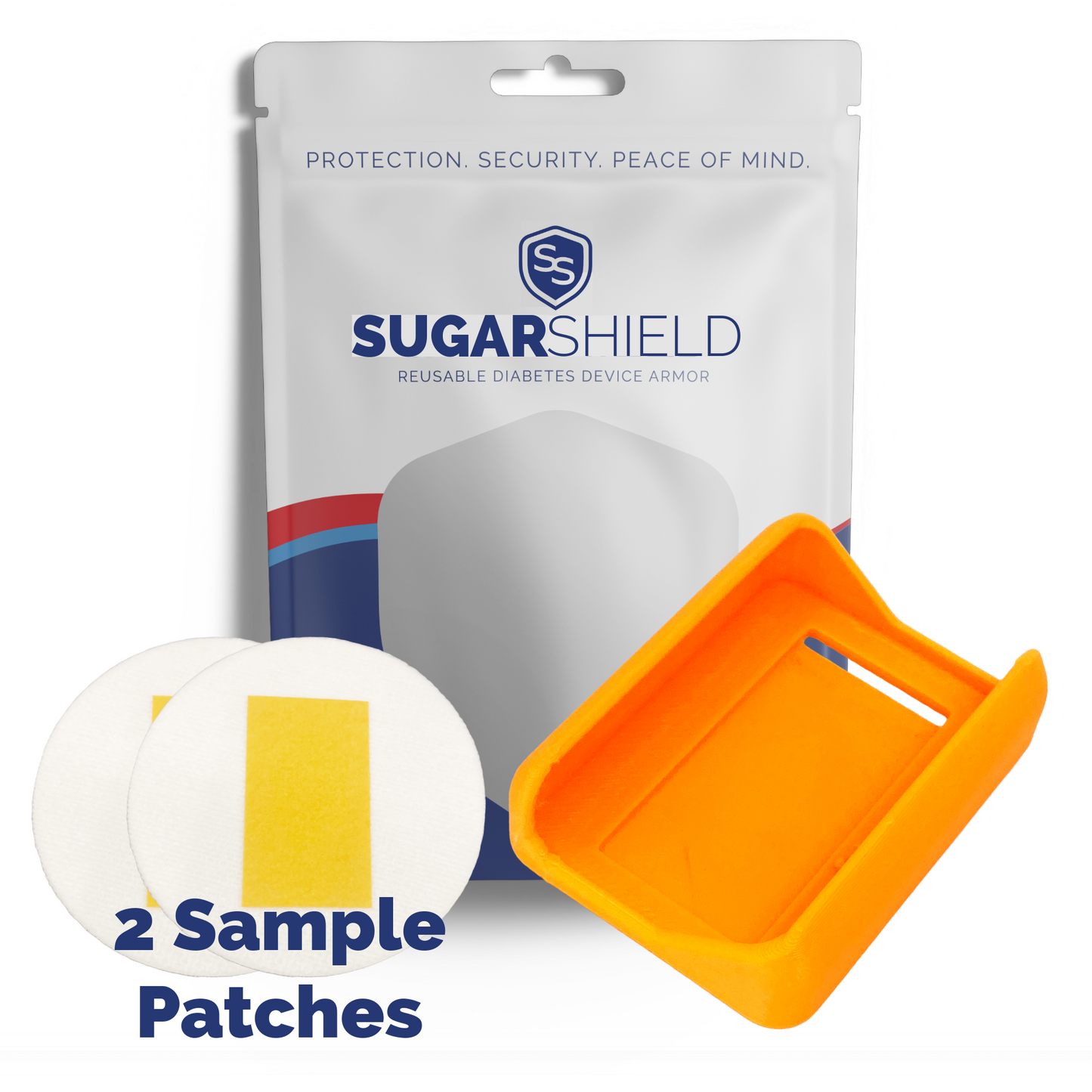 Reusable On Body SugarShield™ Compatible with Tandem Mobi™- 2 Sample Patches Included