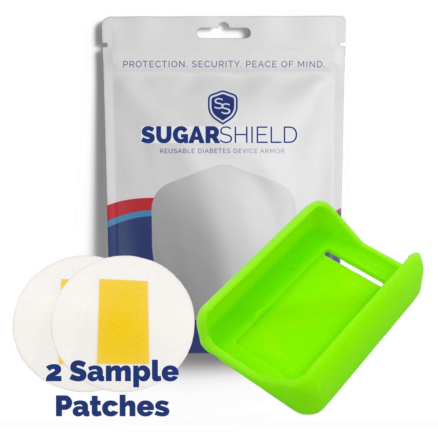 Reusable On Body SugarShield™ Compatible with Tandem Mobi™- 2 Sample Patches Included