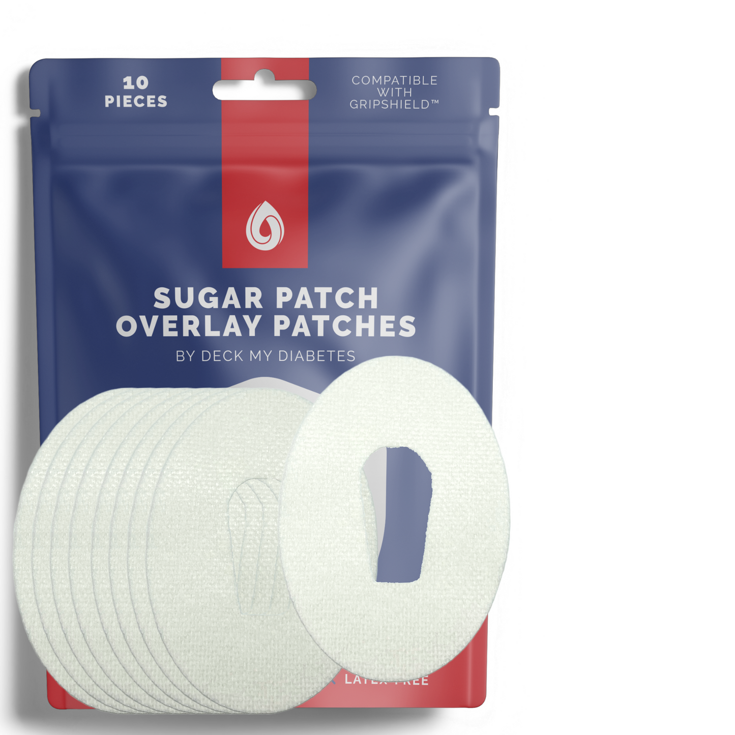 10 Pack- Overlay Patches Compatible with Dexcom G6® | Waterproof & Hypoallergenic