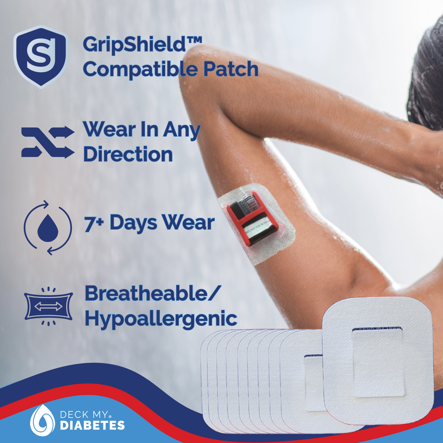 10-Pack Overlay Patches| Compatible with Tandem Mobi™ GripShield®