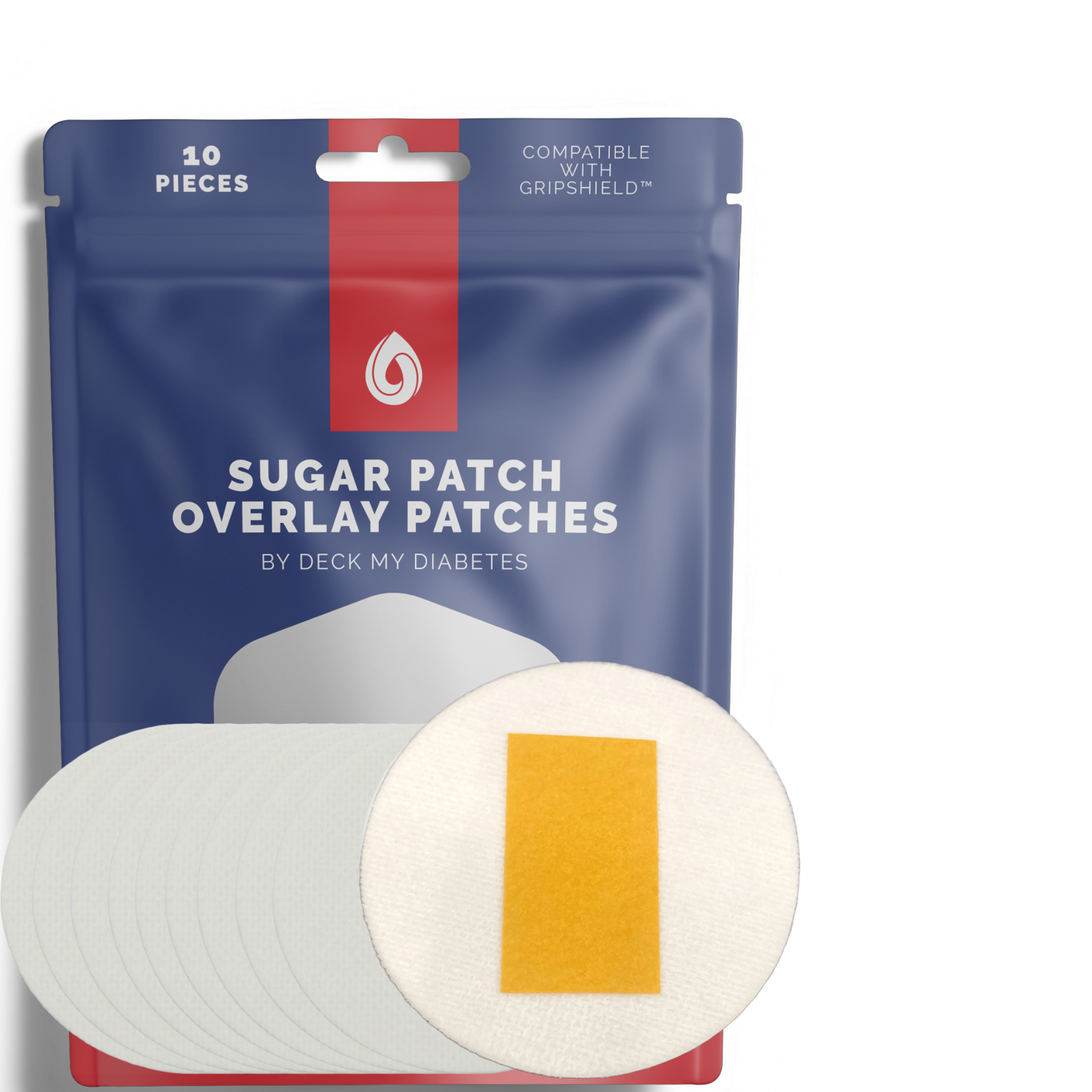 10 Pack White Refill Adhesive Compatible with Tandem Mobi™ SugarShield™ or Twiist™