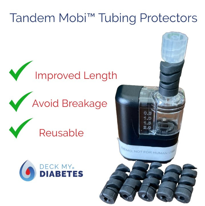6 Pack Reusable Tubing Protectors Compatible with Tandem Mobi™