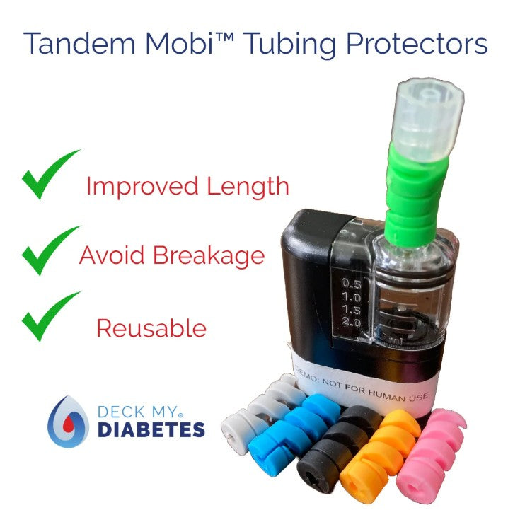6 Pack Reusable Tubing Protectors Compatible with Tandem Mobi™