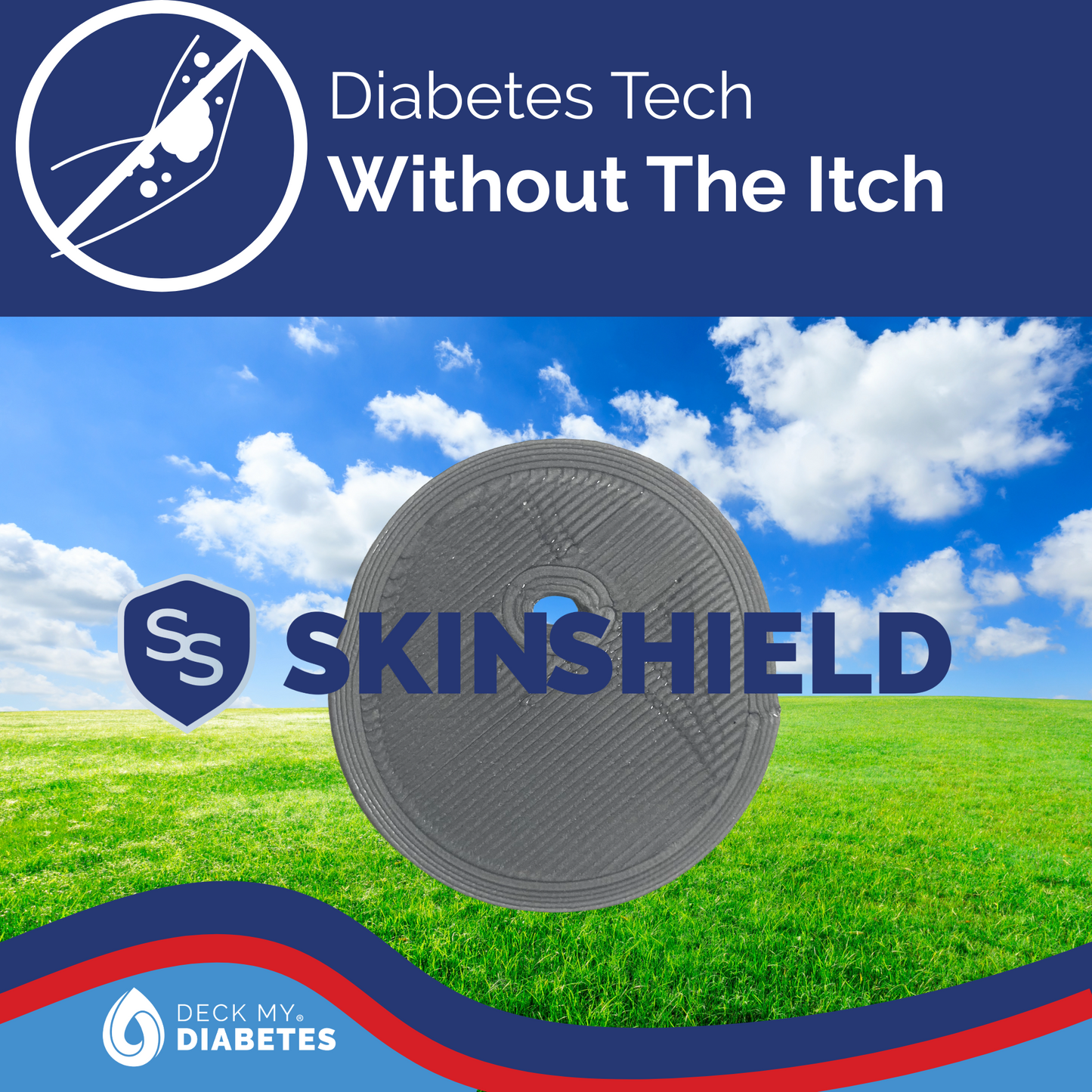 3 Pack- Reusable SkinShield™ –Compatible with Dexcom G7™/Stelo™