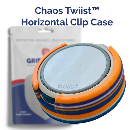 CHAOS: Horizontal Clip Case Compatible with Twiist™ Insulin Delivery System