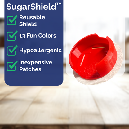 Flexible + Reusable On Body SugarShield™ Compatible with Twiist™- 2 Sample Patches Included
