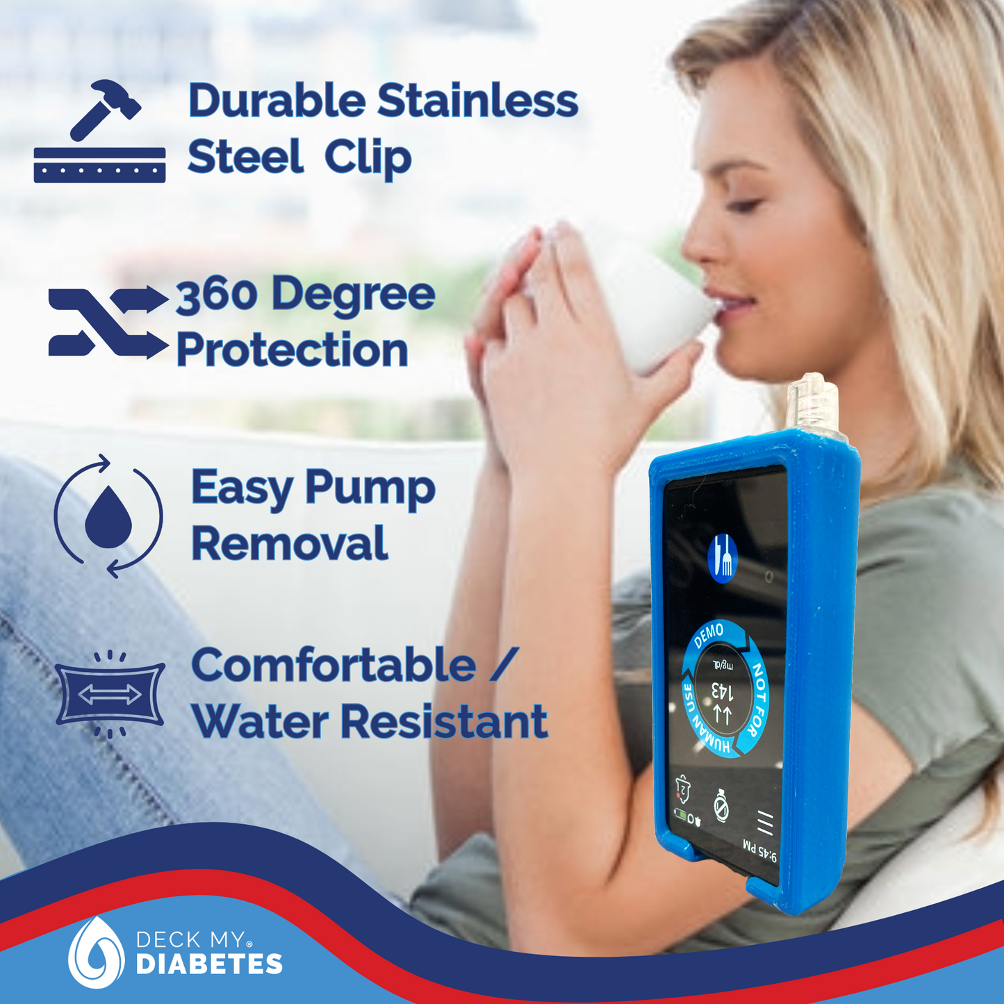 Clip Case Compatible with Beta Bionics® iLet Color