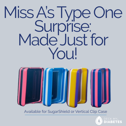 Miss A's Surprise-Reusable On Body SugarShield™ or Clip Case Compatible with Tandem Mobi™