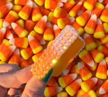 Exclusive Candy Corn Case Compatible with Tandem Mobi™-Reusable On Body SugarShield™ or Vertical Clip Case