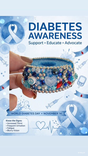 *PREORDER* Exclusive Diabetes Awareness Case Compatible with Twiist™-Reusable On Body SugarShield™ or Horizontal Clip Case