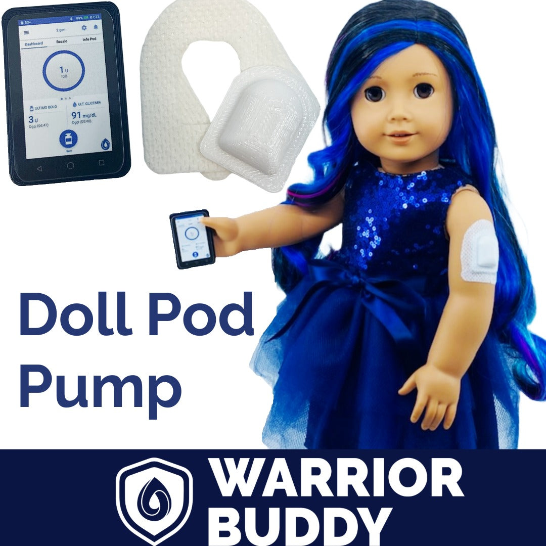 WarriorBuddy™ – play version of Insulet’s Omnipod® Insulin Management System | Handcrafted T1D Toy Accessory