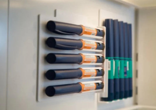 HangTite™ Insulin Pen Holder – Space-Saving Refrigerator Organizer | Holds 5 Pens