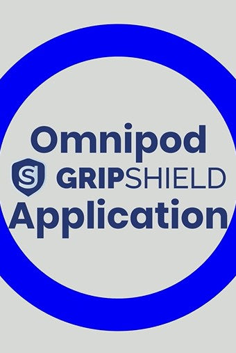 GripShield® Compatible With  Insulet’s Omnipod® Insulin Management System | Reusable Bump Protection