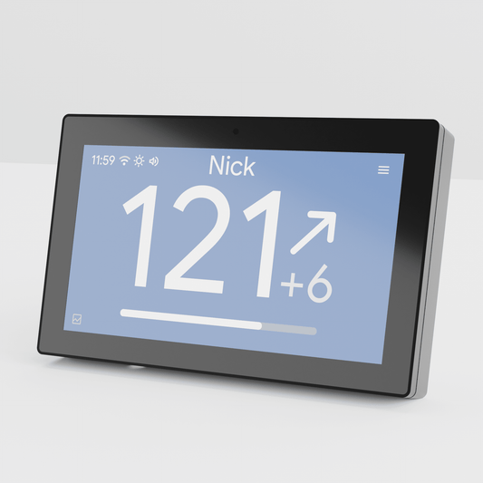 SugarDash™ 2- Glucose Display With Audible Alerts & Link Up To 6 Users